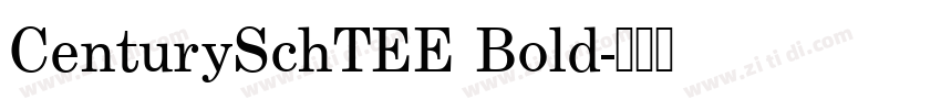 CenturySchTEE Bold字体转换 CenturySchTEE Bold字体转换